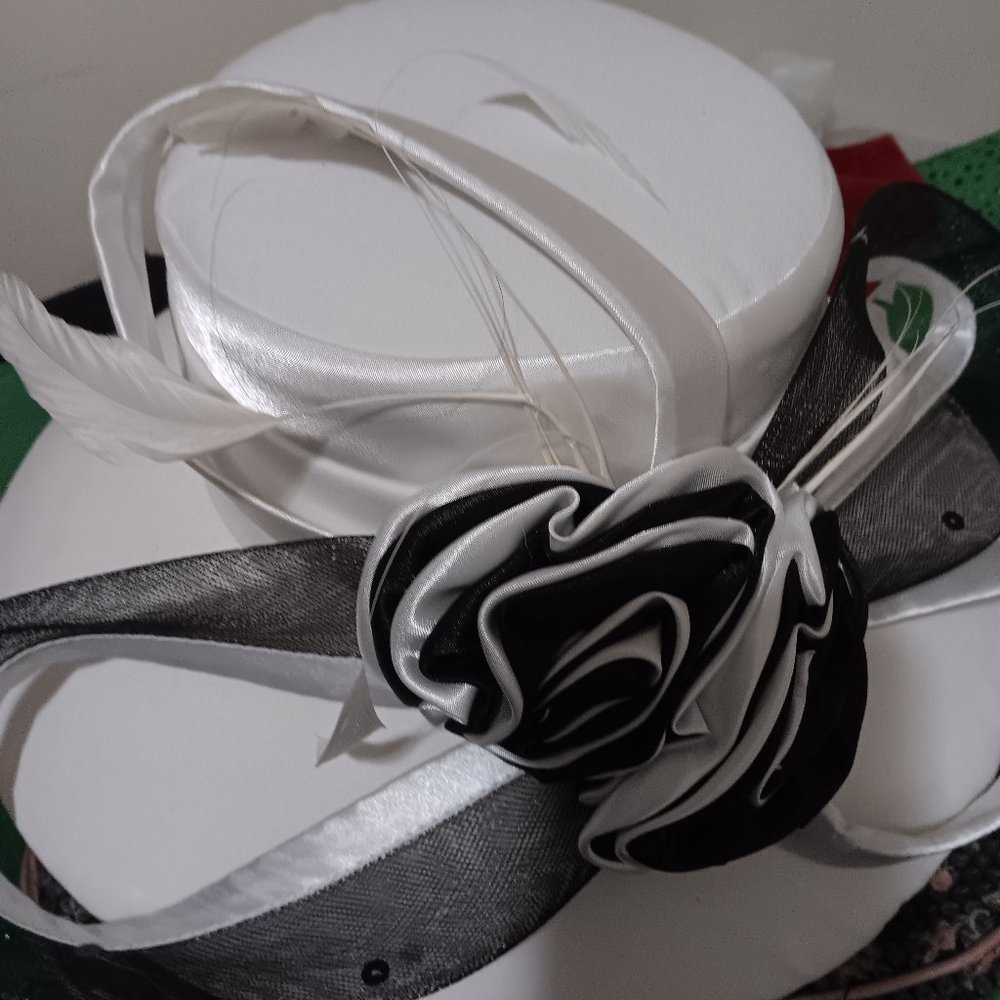 White church hat